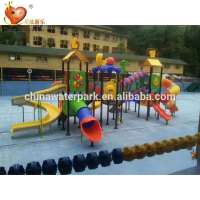 Waimaotong Trade Assurance galvanized Steel and Fiberglass Pool Water Park Water Slides for pools