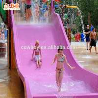 Used Direct factory price commercial plastic large water slides