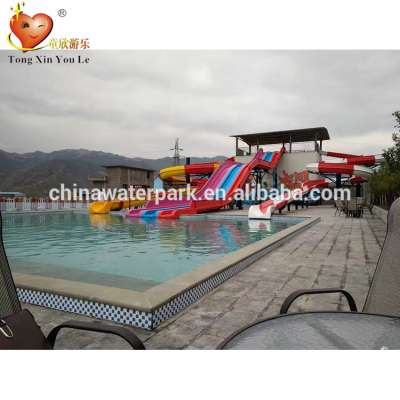 Water park used swimming pool slide for theme park