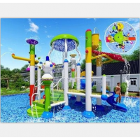 Back yard fiberglass splash water park equipment price